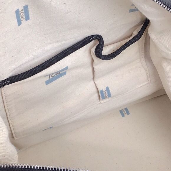 TOMS Seeker Weekender Bag in Black Multi Sweater Felt - Picture 14 of 15